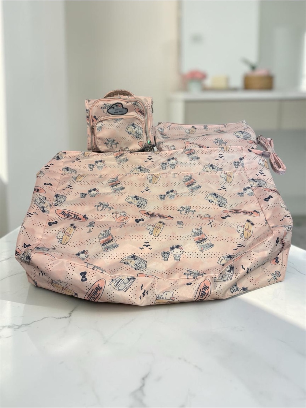 Jujube x Hello Kitty Hello Summer Set — Super Be, Be Quick & Mini BRB (Like New)